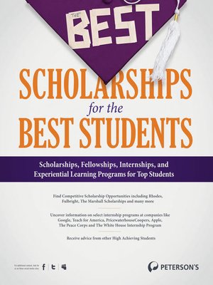cover image of The Best Scholarships for the Best Students